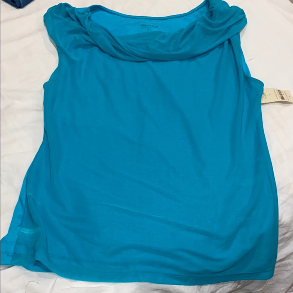 NWT Coldwater creek Lg mixed media sleeveless top